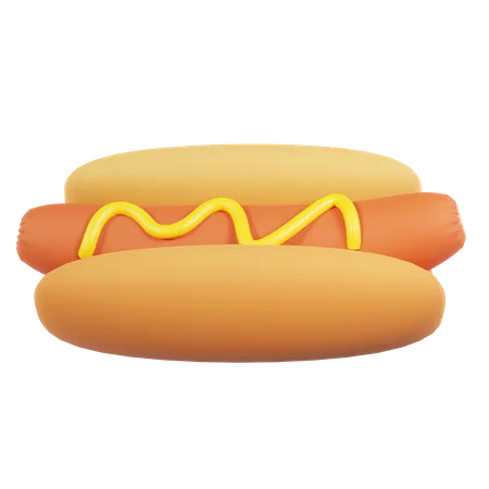 Hot dog  3D Icon