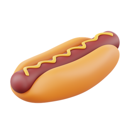 Hot dog  3D Icon