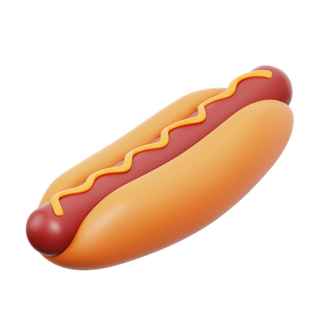 Hot dog  3D Icon