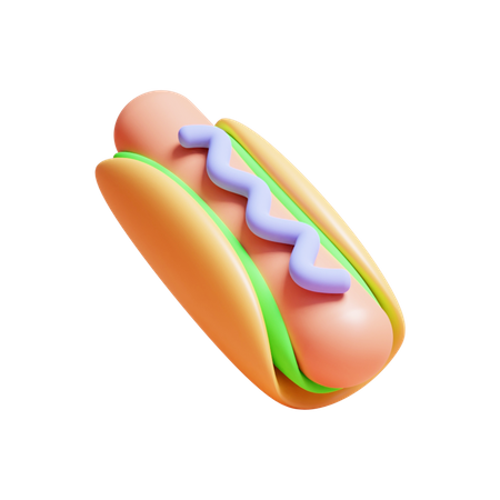 Hot dog  3D Icon