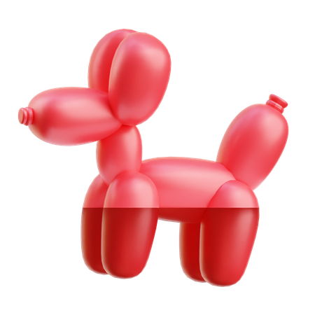 Perro globo  3D Icon