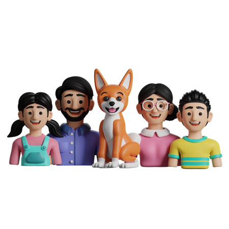 Perro mascota  3D Icon