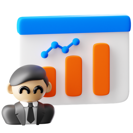 Persentation  3D Icon