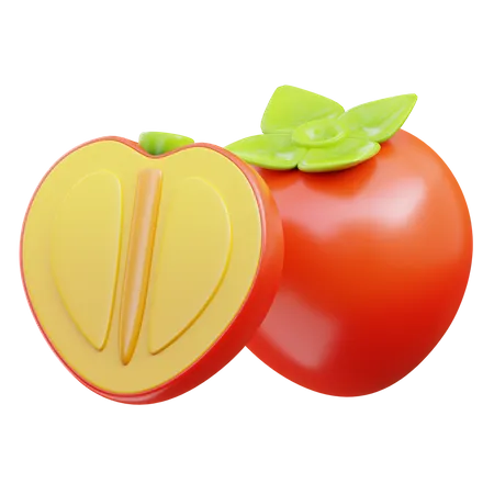 Persimmon  3D Icon