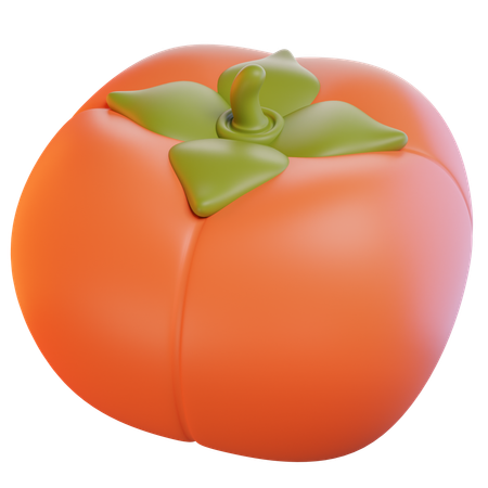 Persimmon  3D Icon