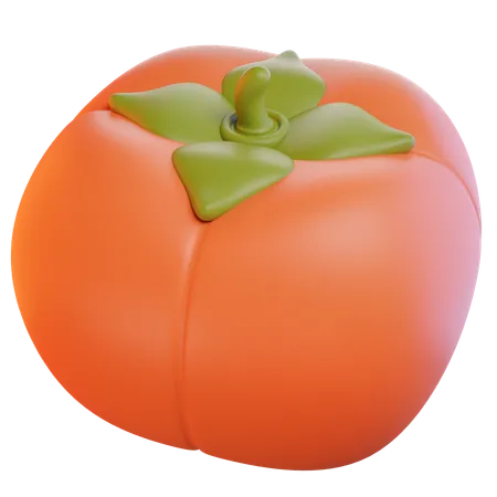 Persimmon  3D Icon