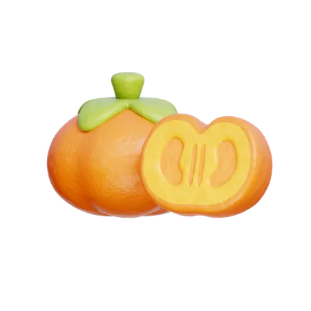 Persimmon  3D Icon