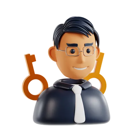 Persona clave  3D Icon