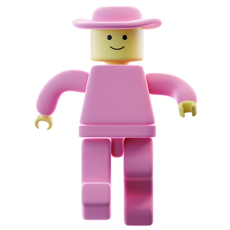 Personagem lego  3D Icon