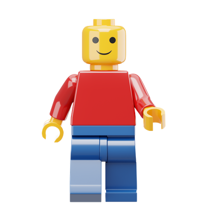 Personagem lego  3D Icon