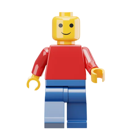 Personagem lego  3D Icon