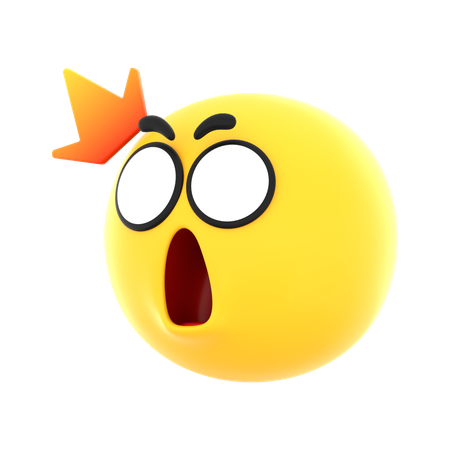 Emoji de personagem surpresa  3D Icon