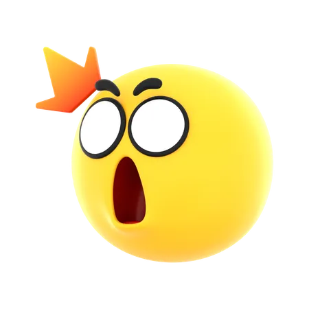 Emoji de personagem surpresa  3D Icon