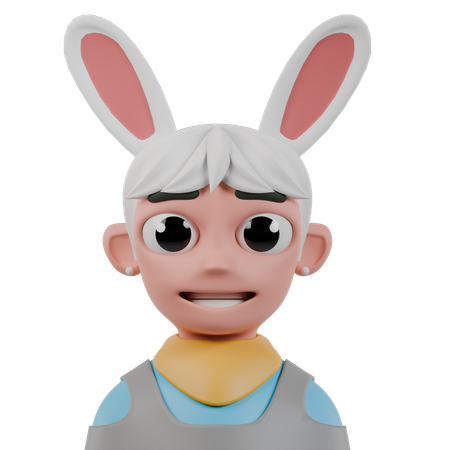 Personaje de conejo  3D Icon