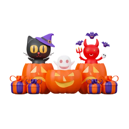 Personaje de Halloween  3D Icon