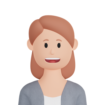 Personaje de mujer  3D Icon