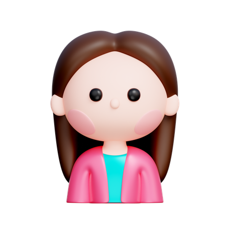 Personaje de mujer  3D Icon