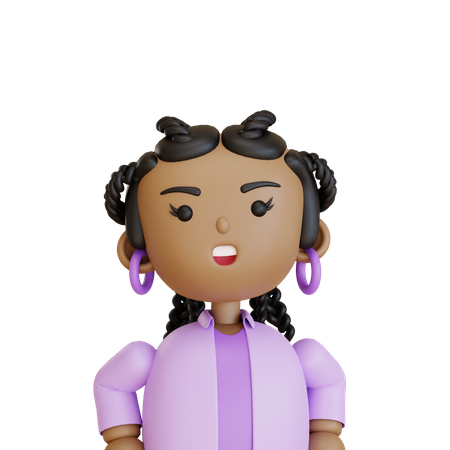 Personaje de mujer  3D Icon