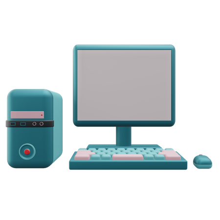 Personal Computer  3D Icon