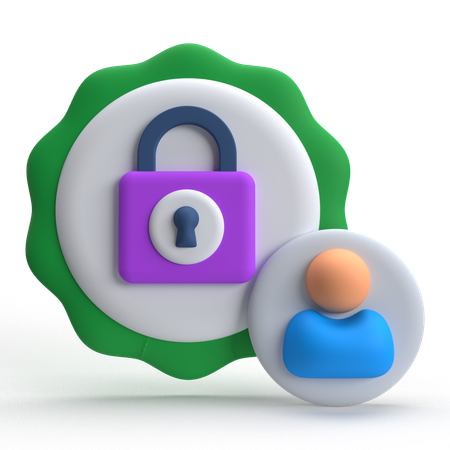 Personal Data  3D Icon