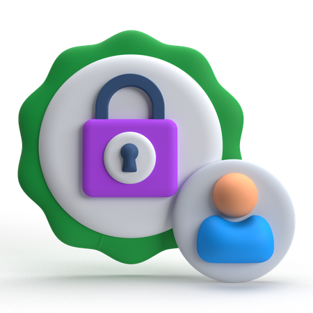 Personal Data  3D Icon