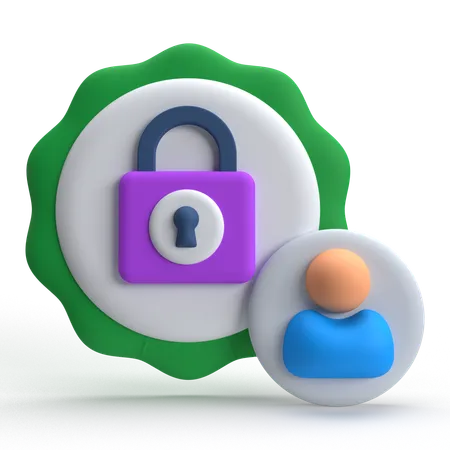 Personal Data  3D Icon