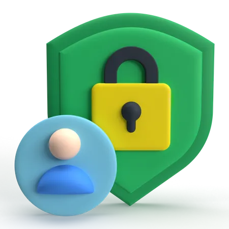 Personal Data  3D Icon