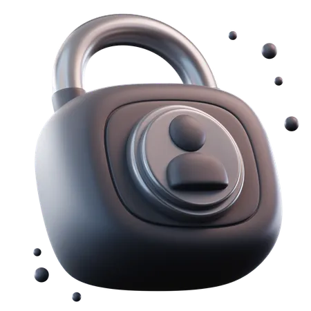 3 D Illustration Personal Data Security 3D Icon