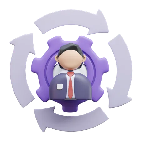 Personal Development  3D Icon