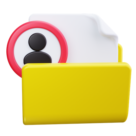 Personal Folder  3D Icon