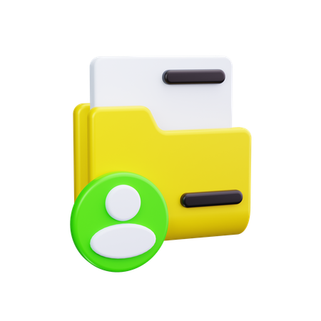 Personal Folder  3D Icon