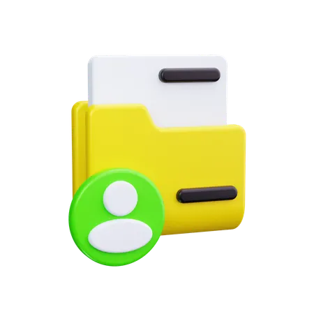 Personal Folder  3D Icon
