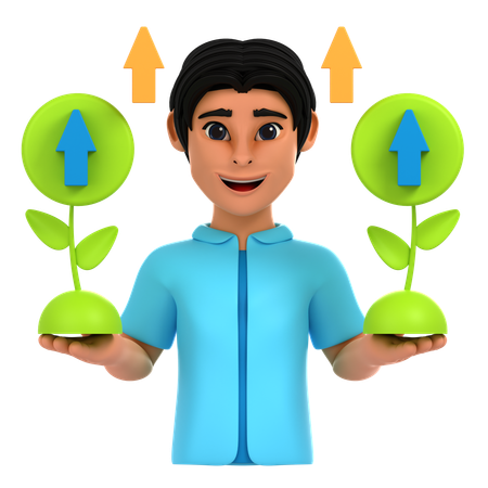 Personal Growth  3D Icon