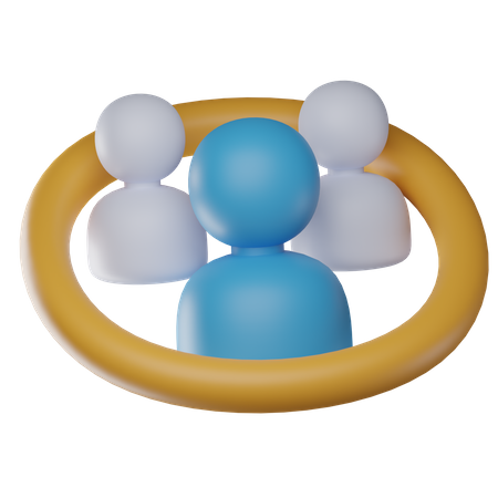 Personal Network  3D Icon