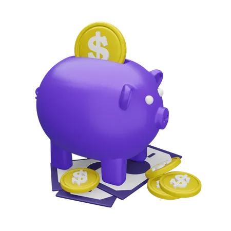 Personal Savings  3D Icon