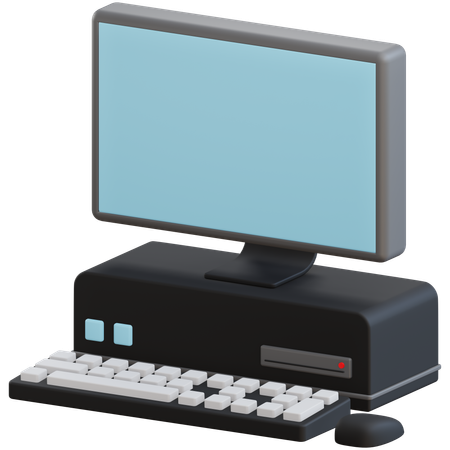 Persönlicher Computer  3D Icon