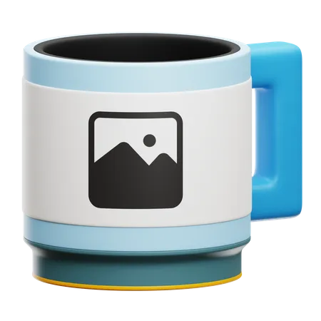 Personalisierter Becher  3D Icon