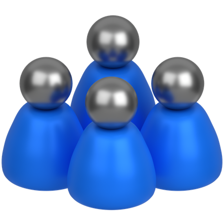 Gente  3D Icon