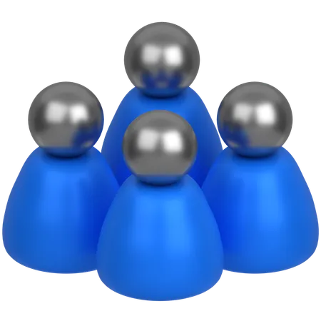 Gente  3D Icon