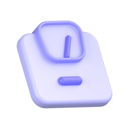 Gewichtsskala  3D Icon