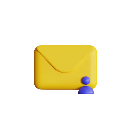 Persönliche Mail  3D Icon