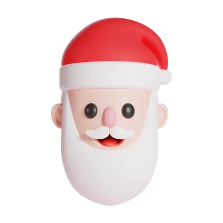 Personnage du Père Noël  3D Icon