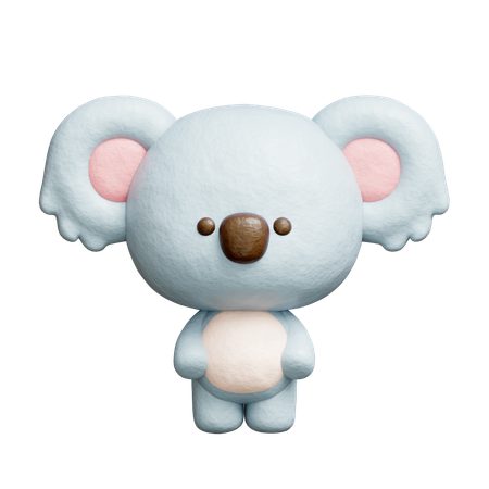 Personnage de koala mignon  3D Icon