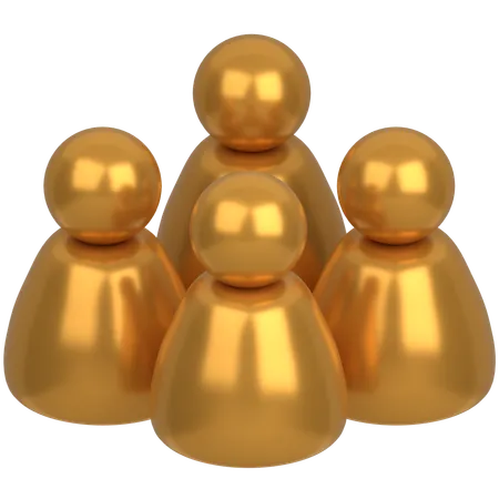 Personnes  3D Icon