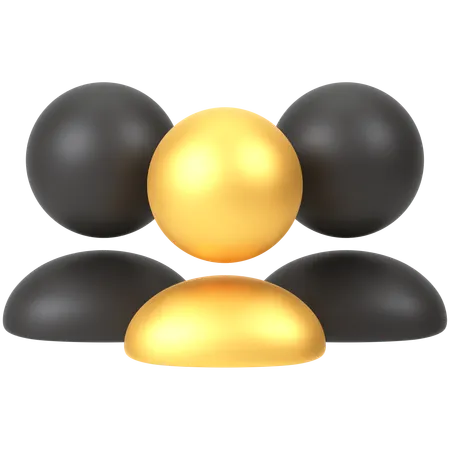 Personnes  3D Icon
