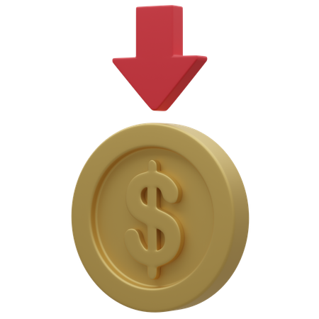 Perte  3D Icon