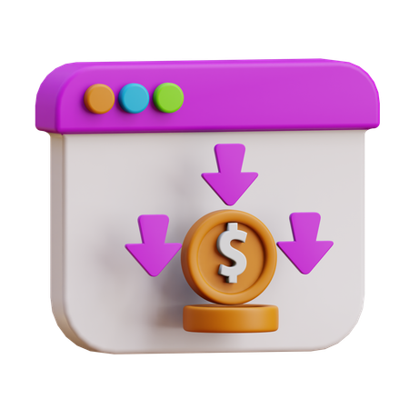 Perte  3D Icon