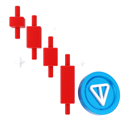 Perte de pièces de monnaie en tonnes  3D Icon