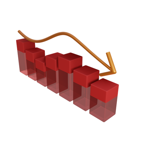 Perte économique  3D Icon