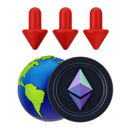 Perte globale  3D Icon